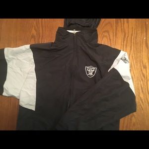 Vintage raiders bomber jacket !